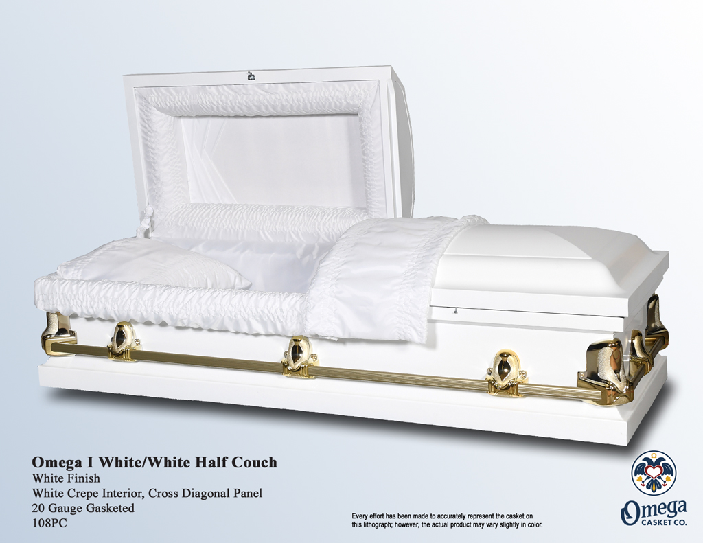 Omega I White White Half Couch